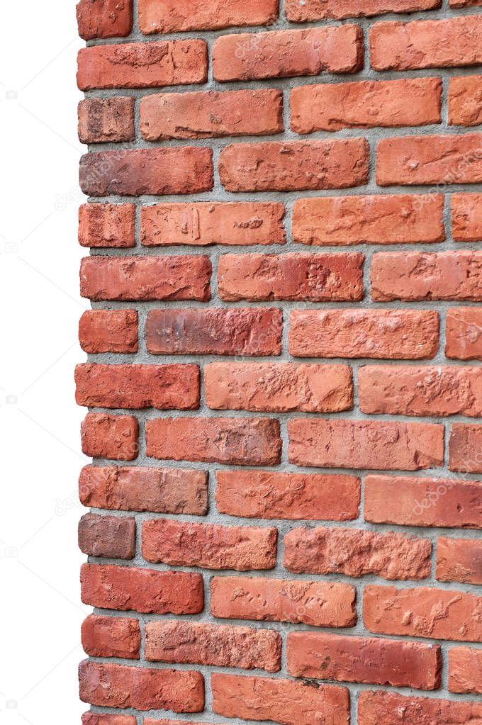 brick wall corner edge