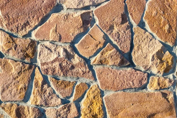 Фрагмент стіни з каменю. Кам'яна стіна . — стокове фото