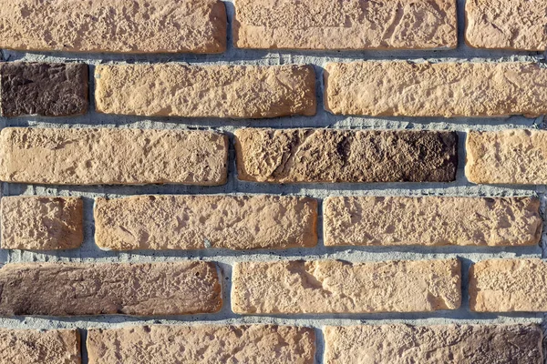 Fragment van een muur gemaakt van steen. Stenen muur. — Stockfoto