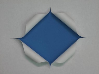 Kağıt çerçeve - delik ve arka plan kesmek