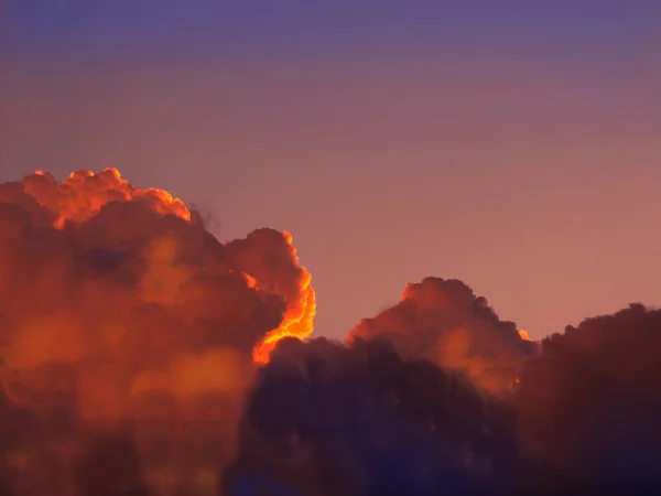 Sunset sky clouds — Stock Photo, Image