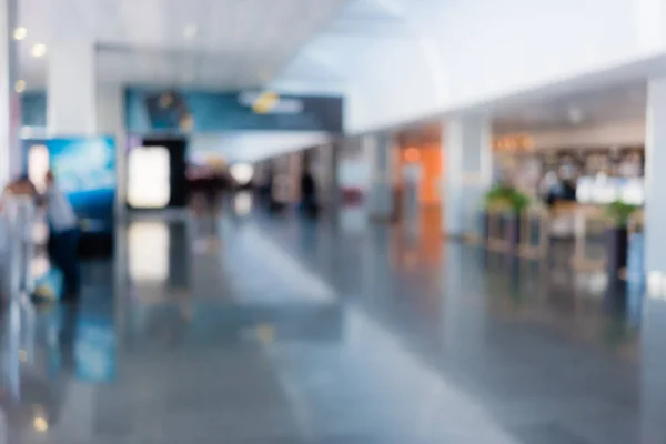 Niewyraźne Pasażerskich Terminalu Lotniska Tło Wnetrze — Zdjęcie stockowe