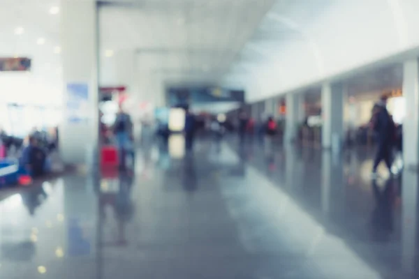 Havaalanı Salonu Arka Plan Odak Görünümü Dışında — Stok fotoğraf