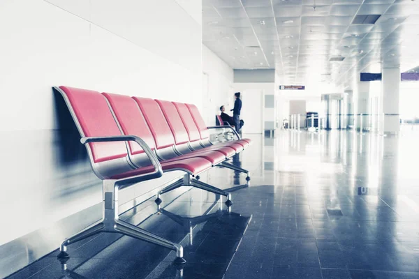 Background Airport Hall Interior Out Focus View — Stock Photo, Image