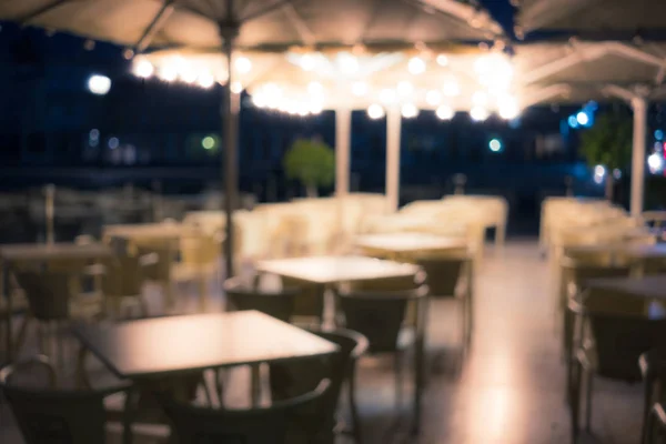 Soyut Bulanık Restoran City Café Işıklar Arka Plan — Stok fotoğraf