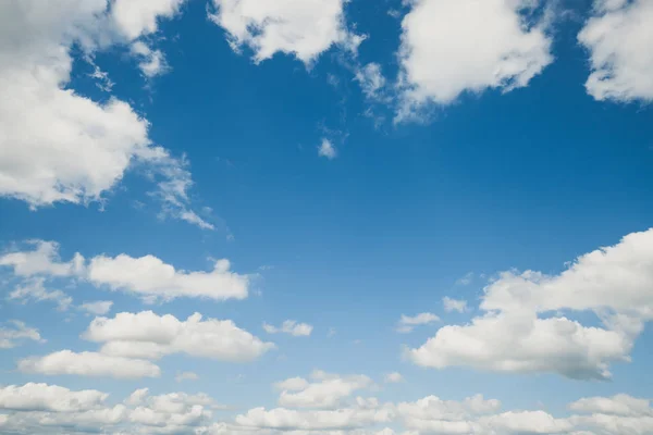 Cielo Blu Con Nube Primo Piano Natura Sfondo — Foto Stock