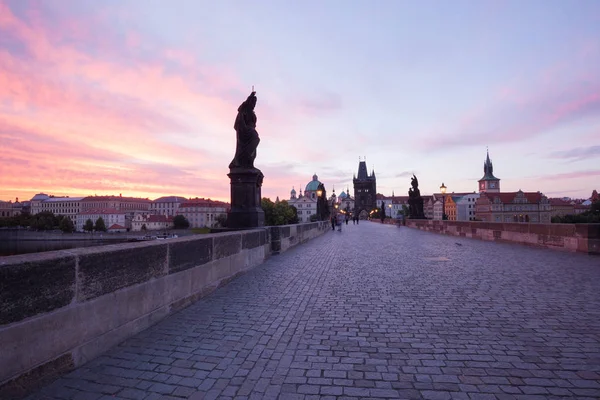 Карлового Мосту Празі Панорамний Вид Чеська Республіка — стокове фото
