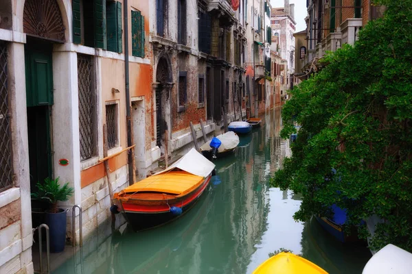 Bella Strada Veneziana Giorno Estate Italia — Foto Stock