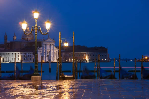 Veneza Vista Clássica Sobre San Giorgio Maggiore Island Itália — Fotografia de Stock