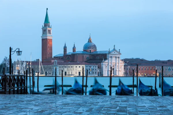 Velence Klasszikus Kilátás San Giorgio Maggiore Sziget Olaszország — Stock Fotó