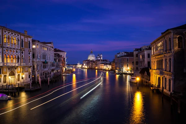 Canal Grande Basilica Santa Maria Della Salute Panorama Venezia Italia — Foto Stock