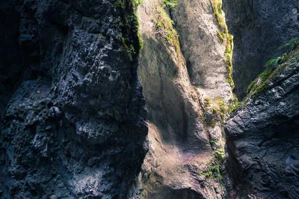 Canyon Rochoso Com Rio Montanha Slovak National Paradise Park Eslováquia — Fotografia de Stock