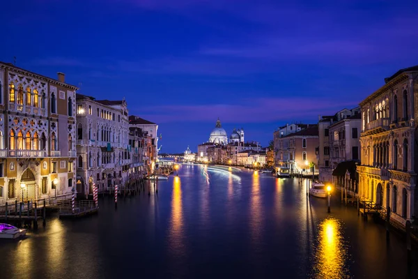 Canal Grande Basilica Santa Maria Della Salute Panorama Venezia Italia — Foto Stock