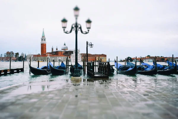 Venice Tilt Shift Widok Klasyczny Styl Widoku Włochy — Zdjęcie stockowe