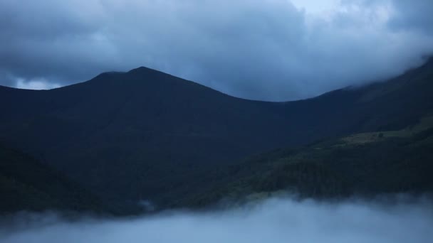 Timelapse Vídeo Panorama Das Altas Montanhas Tatras Polônia — Vídeo de Stock
