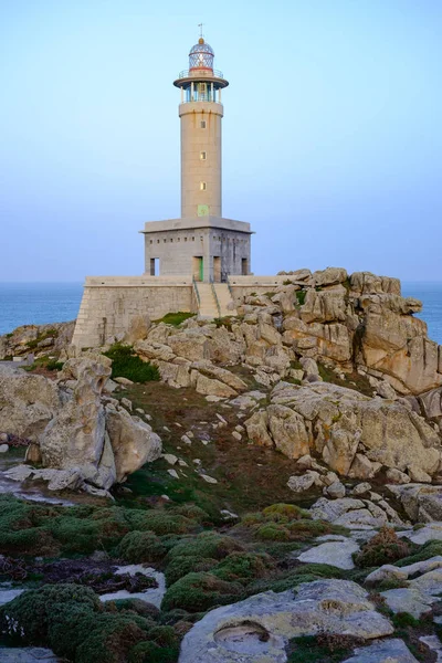 Faro Punta Nariga Malpica Coruña España — Foto de Stock