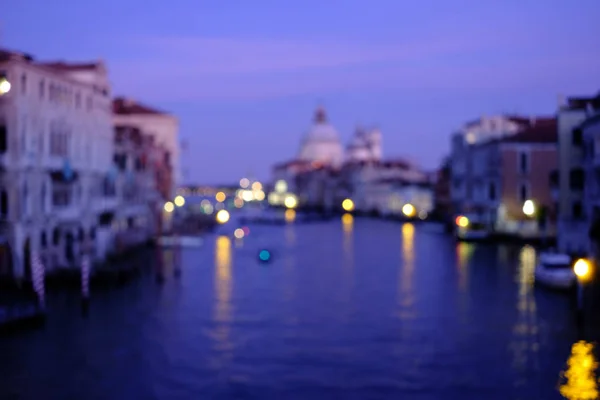 Grande Canal Abstrato Desfocado Fundo Panorâmico Veneza Itália — Fotografia de Stock