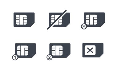 SIM kart simgesini çeşitli ayarları