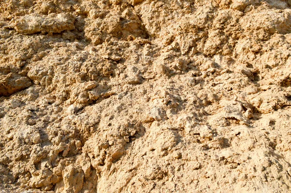 Texture Brown Sharp Carved Natural Crumbly Crumbly Sandy Natural Stone — Stock Photo, Image