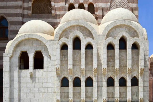 Ένας Τοίχος Μια Όμορφη Υφή Του Ένα Μουσουλμανικό Ισλαμικό Άραβα — Φωτογραφία Αρχείου