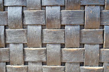 Damalı karanlık dışbükey ahşap damalı geometri doku eski eski hasır iç boyutlu dekoratif homojen arka plan