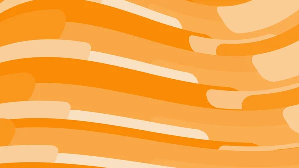 简约黄色橙色的简单背景 以波浪形式水平的几何形状的条纹的波的明亮线 矢量插图 — 图库矢量图片