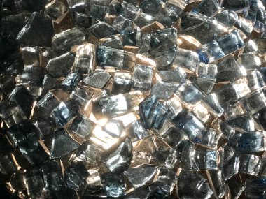 Parlak cam değerli elmas taşlar, doku parçaları Rhinestones kare saf ışık şeffaf gümüş, Dekorasyon, Dekorasyon, el yapımı.