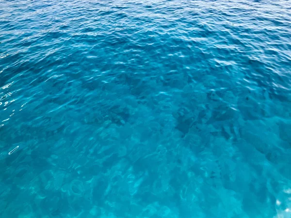 Texture Light Blue Wet Beautiful Azure Clean Glowing Warm Transparent — Stock Photo, Image