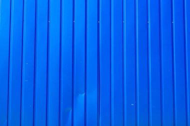 Kalay metal profil dikişleri ile doku mavi dikey kurulların. Arka plan