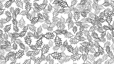 Birçok renkli doğal çiçek için bira bira durakları için hop bitkilerin doku seamless modeli. Vektör çizim