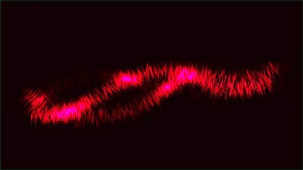 Textur abstrakt röd Bourgogne kosmiska magiska glödande ljusa lysande neon linjer av vågor av remsor av trådar av energimönster och kopiera utrymme. Bakgrunden. Vektorillustration — Stock vektor