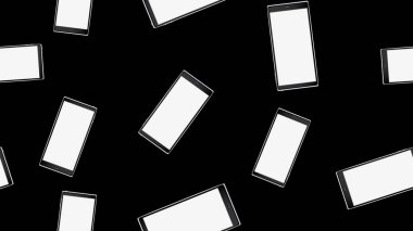 Doku, seamless modeli modern trendy güzel parlak pahalı akıllı gerçekçi izometrik surround akıllı telefonlar, cep telefonları, touchscreen aygıt. Arka plan