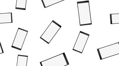 Doku, seamless modeli modern trendy güzel parlak pahalı akıllı gerçekçi izometrik surround akıllı telefonlar, cep telefonları, touchscreen aygıt. Arka plan