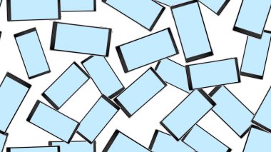 Doku, seamless modeli modern trendy güzel parlak pahalı akıllı gerçekçi izometrik surround akıllı telefonlar, cep telefonları, touchscreen aygıt. Arka plan