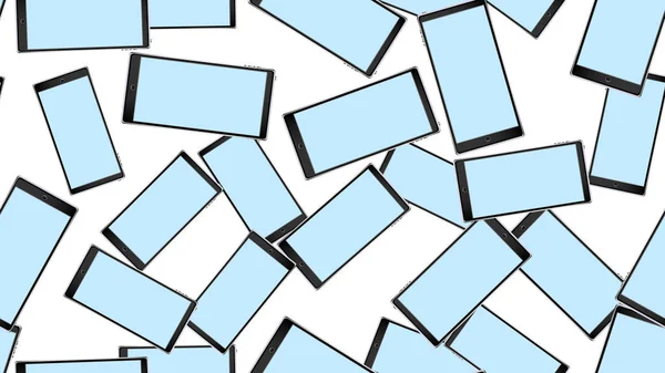 Doku, seamless modeli modern trendy güzel parlak pahalı akıllı gerçekçi izometrik surround akıllı telefonlar, cep telefonları, touchscreen aygıt. Arka plan