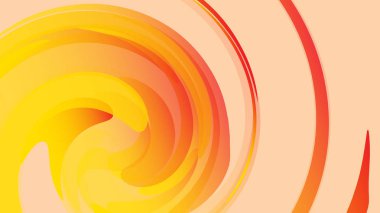 Sarı soyut, kozmik enerjik büyülü güzel parlak renkli bubbles bubbles daireler satırları çizgili spiraller ve geometrik şekiller arka plan doku var. Vektör çizim