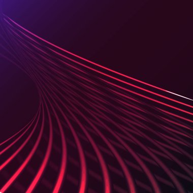 Güzel mor pembe soyut büyülü enerji elektrik sarmal çizgiler, çizgili, sopa, parlak mor bir arka plan üzerinde parlayan çubuklar kozmik yangın kafesler bükülmüş. Vektör çizim. Doku