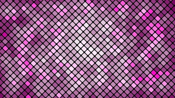 Разноцветный абстрактный фон из фиолетовых розовых квадратов, ромбов, прямоугольников плитки, мозаики со швами светящейся магической энергии блестящий яркий красивый — стоковый вектор