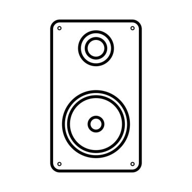 Siyah ve beyaz düz simge basit modern dijital müzik sütunun vektör illüstrasyon beyaz arka plan üzerinde izole. Konsept: bilgisayar dijital teknolojileri