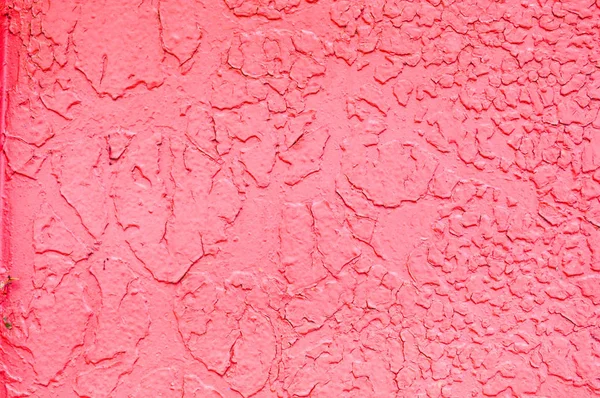 철 금속 의 질감 은 밝은 빨간 주홍 색 박리 페인트 오래 된 상처 가마와 부식과 고대 녹슨 금속 판벽 금이. 배경 — 스톡 사진