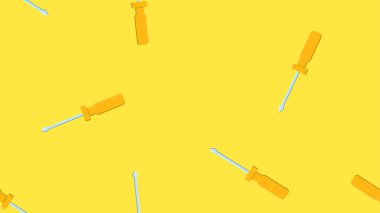 Tornavida Düz Simgesi Kusursuz Desen