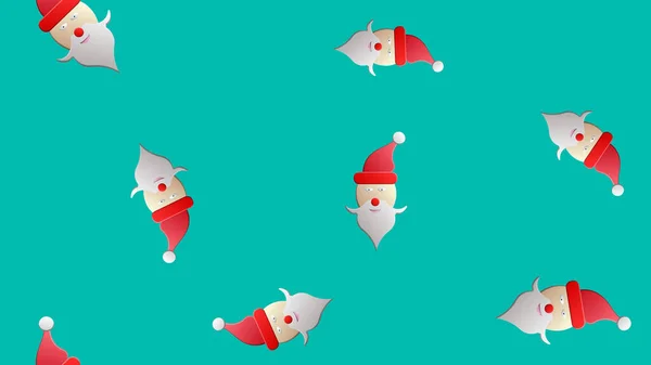 Santa Christmas Hat Vector Illustration — стоковый вектор