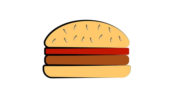 ハンバーガー フレンチ フライ ストックベクター C Feabornset