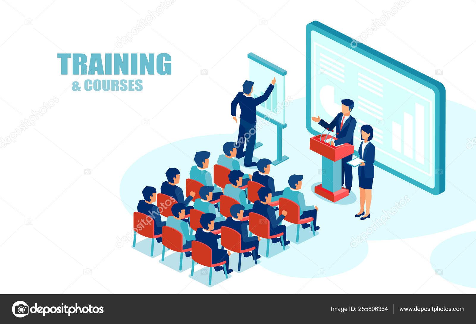 Team Training Vector