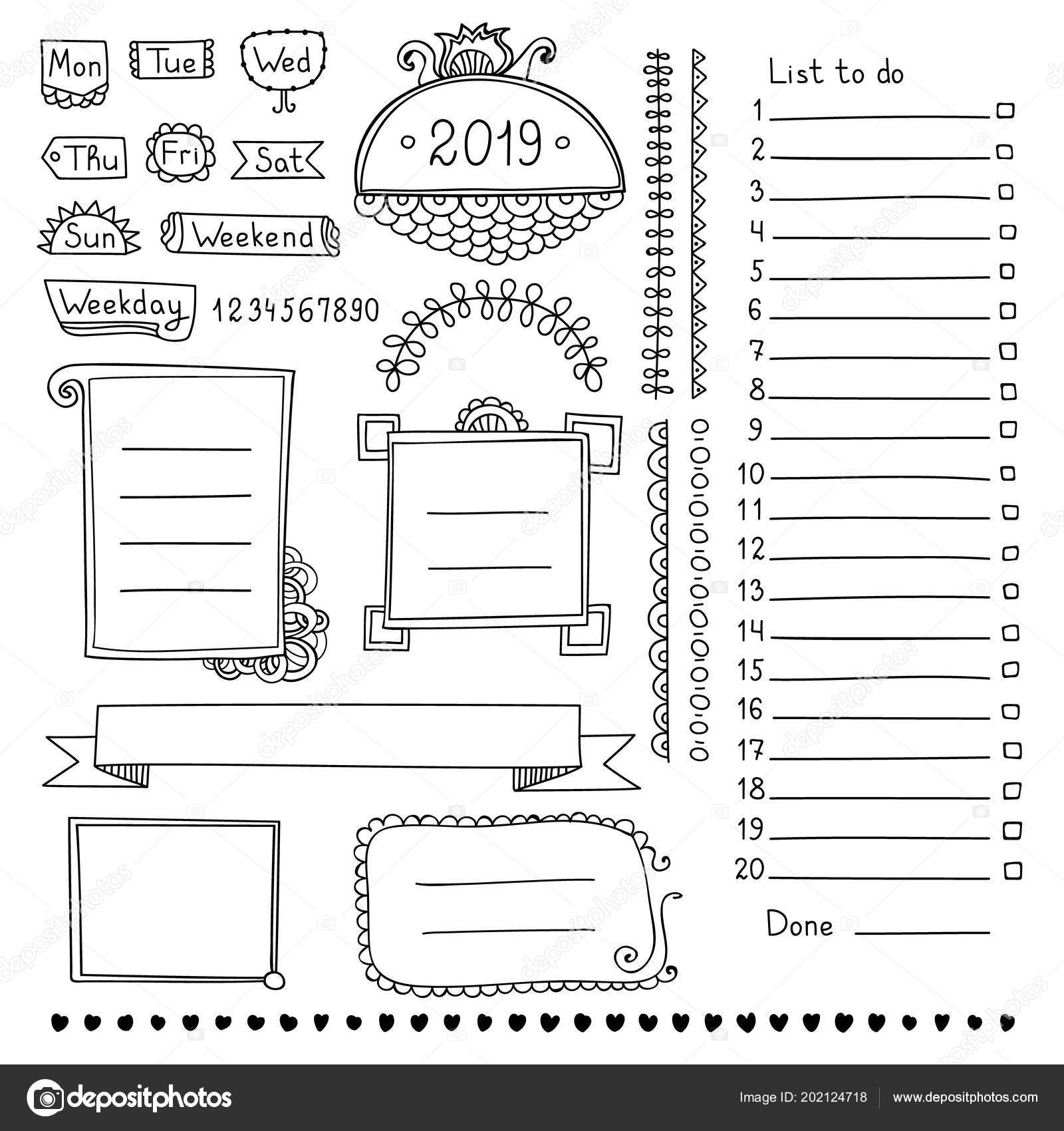 Lista 91+ Foto Stickers Para Bullet Journal Para Imprimir Lleno