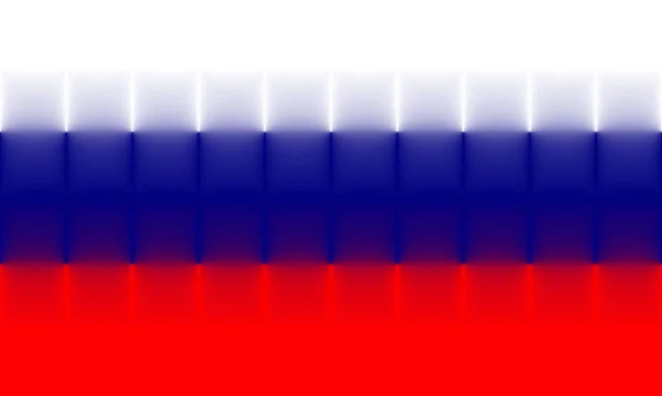 Αφηρημένος Σχεδιασμός Σημαίας Ρωσίας — Φωτογραφία Αρχείου