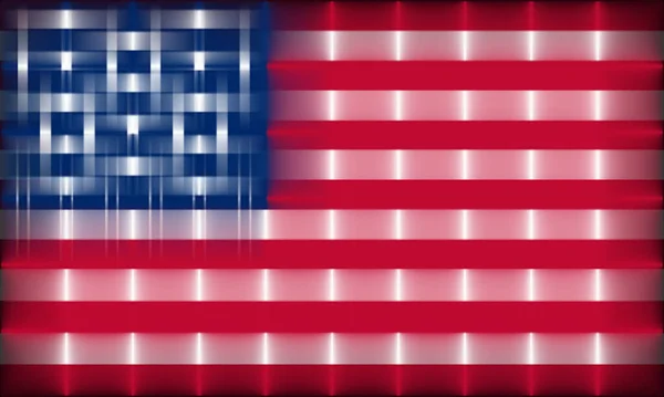Disegno Astratto Della Bandiera Usa — Foto Stock