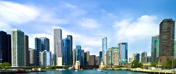 Kilátás Chicago Város — Stock Fotó