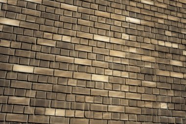 Kahverengi tuğla duvar arkaplanı