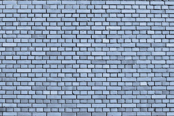 Cerulean Blue Colored Brick Wall Background — Stock Photo, Image